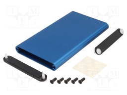 Enclosure: with panel; 1455; X: 70mm; Y: 120mm; Z: 12mm; aluminium