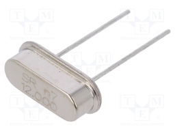 Resonator: quartz; 12MHz; ±30ppm; 20pF; THT; HC49-S
