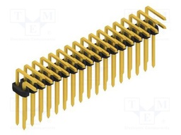 Connector: pin strips; pin header; male; PIN: 34; 2mm; THT; 2x17