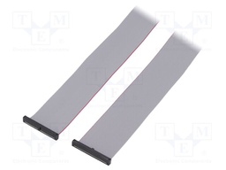 Ribbon cable with IDC connectors; Tape ph: 0.64mm; 609.6mm