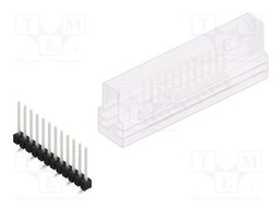 Connector: pin strips; pin header; male; PIN: 12; 2.54mm; SMT; 1x12