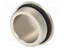 Stopper; brass; IP68; Entrelec; Gland: M25; 8mm; Thread: metric