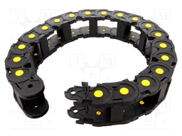 Cable chain; Series: Medium; Bend.rad: 150mm; L: 1000mm