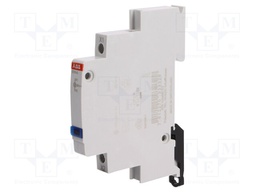 LED indicator; 115÷250VAC; Mounting: DIN; 9mm; Colour: blue