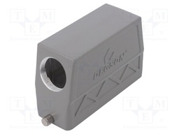 Enclosure: for HDC connectors; size D24B; for cable; for latch