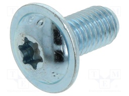 Screw; with flange; M10x20; Head: button; Torx®; steel; zinc