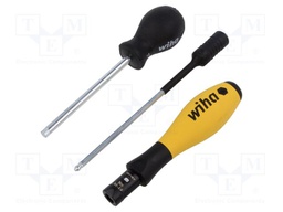 Screwdriver handle; dynamometric; ESD; TorqueVario®-S