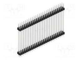 Connector: pin strips; pin header; male; PIN: 52; 2.54mm; THT; 2x26
