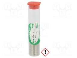 Soldering wire; Sn99Ag0,3Cu0,7; 1mm; 10g; lead free; 217÷227°C