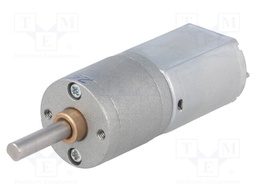 Motor: DC; with gearbox; POLOLU 20D; 6VDC; 3.2A; Shaft: D spring