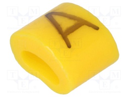 Markers for cables and wires; Label symbol: A; 1.1÷2.5mm; H: 3mm