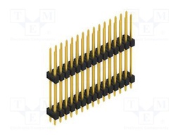 Connector: pin strips; pin header; male; PIN: 30; 2.54mm; THT; 2x15
