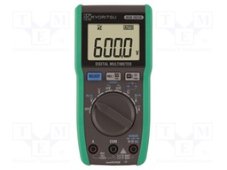 Digital multimeter; LCD (6000),with a backlit; I DC: 6A,10A