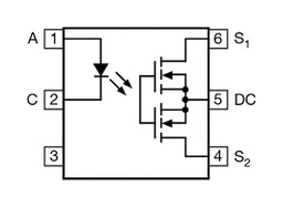 Relay: solid state; SPST-NO; Icntrl max: 50mA; 140mA; 22Ω; SMD6
