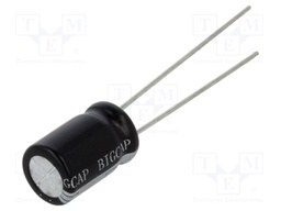 Capacitor: electrolytic; supercapacitor; 1F; 2.8VDC; ESR: 200mΩ