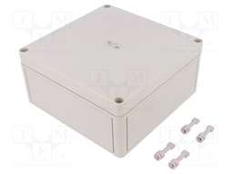 Enclosure: multipurpose; X: 180mm; Y: 182mm; Z: 90mm; TK PS; grey