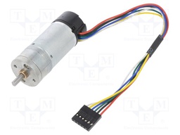 Motor: DC; with encoder,with gearbox; Medium Power; 12VDC; 2.1A
