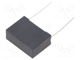 Capacitor: polypropylene; 0.56uF; Body dim: 10x18.5x26.5mm; THT