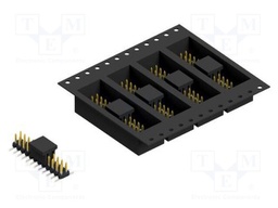 Connector: pin strips; pin header; male; PIN: 24; 2mm; SMT; 2x12