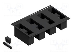 Connector: pin strips; pin header; male; PIN: 7; 2.54mm; SMT; 1x7