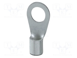Non-insulated; Body: silver; Tip: ring