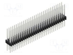 Connector: pin strips; pin header; male; PIN: 62; 1.27mm; THT; 2x31