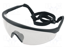 Safety spectacles; Lens: transparent; Resistance to: UV rays