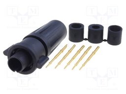 Connector: circular; Series: EN2; plug; male; soldering; for cable