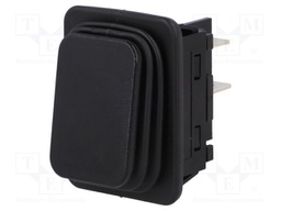 ROCKER; DPST; Pos: 2; OFF-ON; 20A/250VAC; black; none; 100mΩ