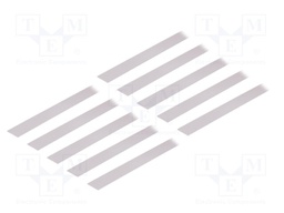 Cover for LED profiles; frosted; Kind of shutter: J; slide