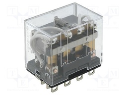 Relay: electromagnetic; 4PDT; Ucoil: 110VAC; 10A/110VAC; 10A/24VDC