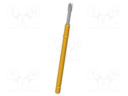 Test needle; Operational spring compression: 4mm; 5A; Ø: 1.3mm