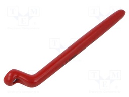 Wrench; insulated,single sided,box,bent; 9mm; 180/2VDEDP