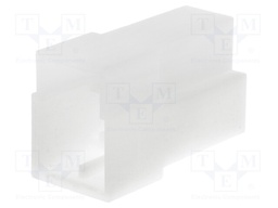 Terminals cover; male; for push-on 6.3mm connectors with lock