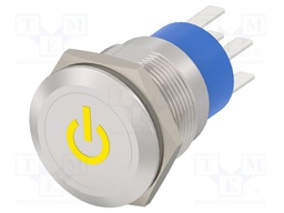 Switch: vandal resistant; Pos: 2; DPDT; 3A/250VAC; 3A/28VDC; IP67