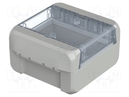 Enclosure: multipurpose; X: 80mm; Y: 89mm; Z: 47mm; BOCUBE; grey