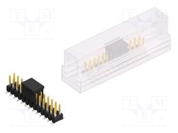Connector: pin strips; pin header; male; PIN: 26; 2.54mm; SMT; 2x13