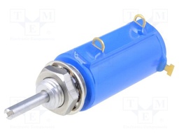 Potentiometer: shaft; multiturn; 10kΩ; 1W; ±5%; 2.4mm; linear; IP40