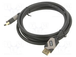 Cable; DisplayPort 1.4,HDCP 2.2; DisplayPort plug,both sides