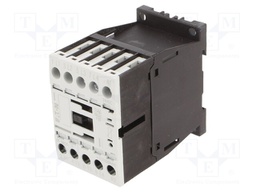 Contactor: 4-pole; NO x4; 24VDC; 12A; DIN,on panel; DILMP; -25÷40°C