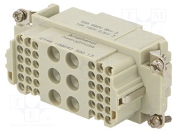 Connector: HDC; contact insert; female; C146,heavy|mate K; 42+PE