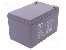 Re-battery: acid-lead; 12V; 12Ah; AGM; maintenance-free