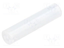 Spacer sleeve; LED; Øout: 5mm; ØLED: 5mm; L: 21.5mm; natural; UL94V-2