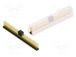 Connector: pin strips; pin header; male; PIN: 72; 2.54mm; SMT; 2x36