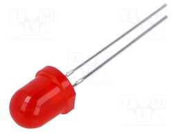 LED; 8mm; red; 180÷450mcd; 45°; 1.7÷2.4V; -40÷85°C; 60mW