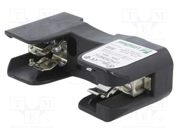 Fuse holder; cylindrical fuses; DIN; 60A; 250V; Poles: 1; black