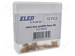 Fuse: fuse; 5A; 58VDC; automotive; 10.9mm; 10.9x3.8x8.73mm