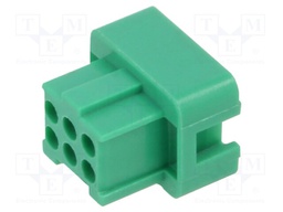 Connector Housing, G125 Series, Receptacle, 6 Ways, 1.25 mm, G125 Series Contacts