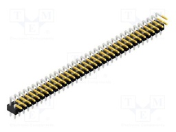 Connector: pin strips; pin header; male; PIN: 68; 2.54mm; THT; 2x34