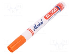 Marker: with liquid paint; orange; Markal SL 100; Tip: round
